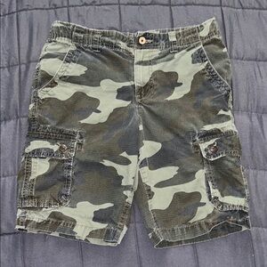 Boys Camouflage Cargo Shorts